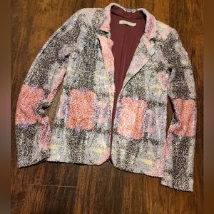 Chloe K Sequin Blazer